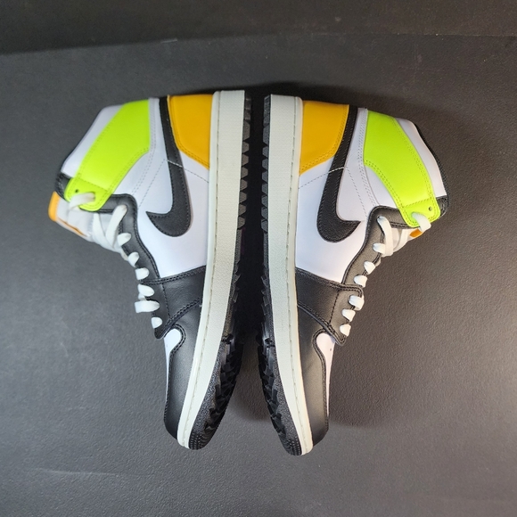 Air Jordan 1 Golf \'Volt Gold\' Shoes Size 10.5 men